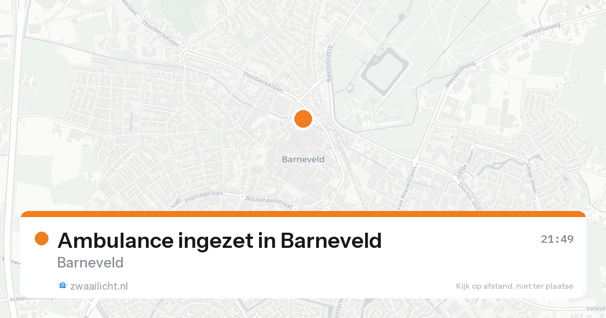 Ambulance ingezet in Barneveld — 7 feb 2026