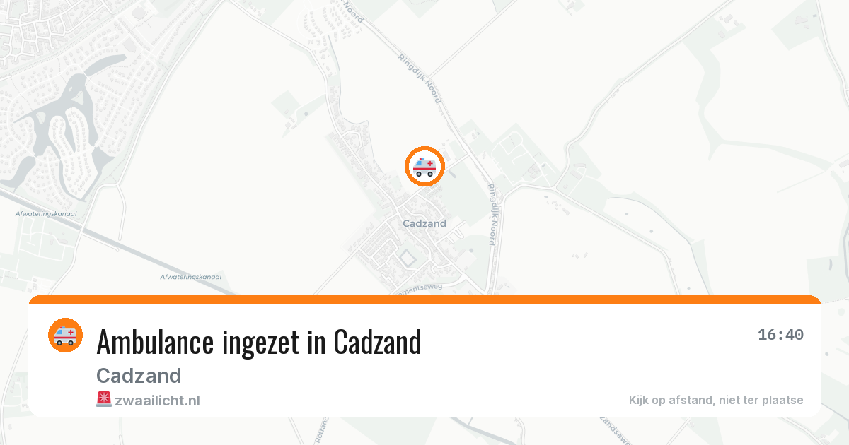 Ambulance ingezet in Cadzand — 30 jun 2026