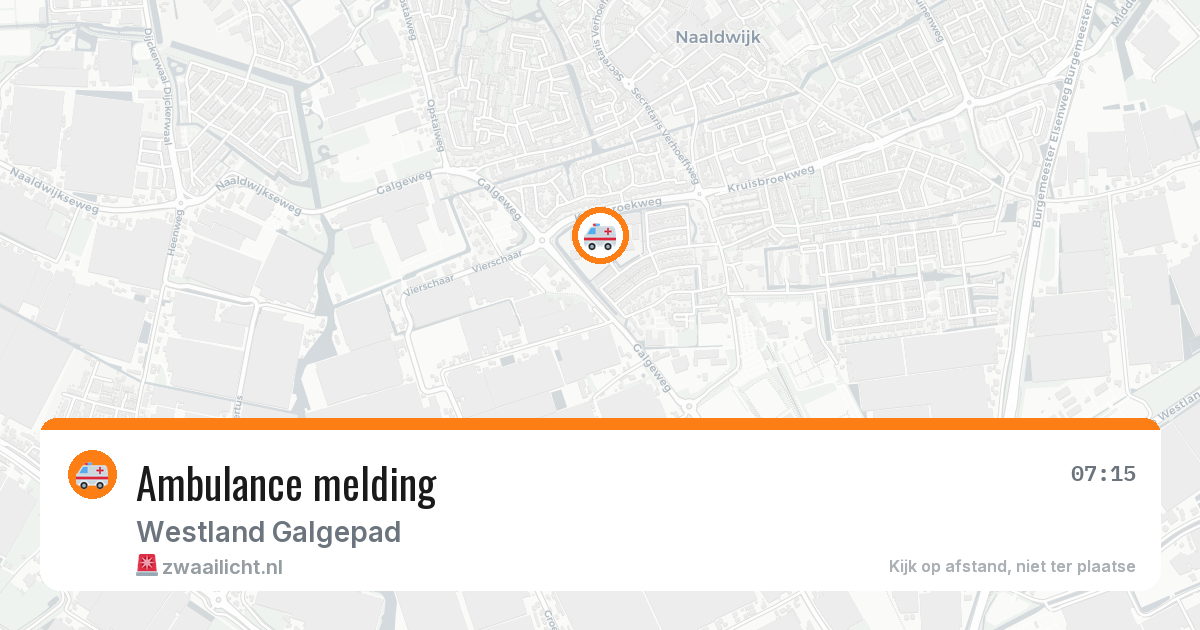 Ambulance melding — 18 jan 2026
