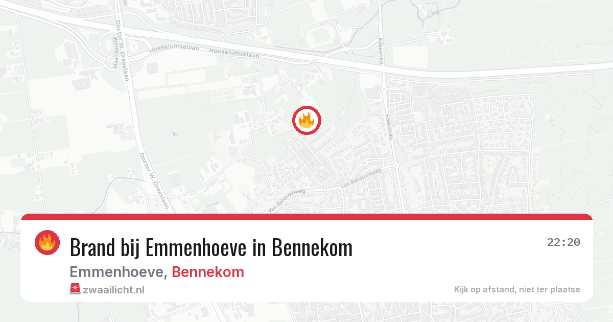 Brand bij Emmenhoeve in Bennekom — 26 jun 2026