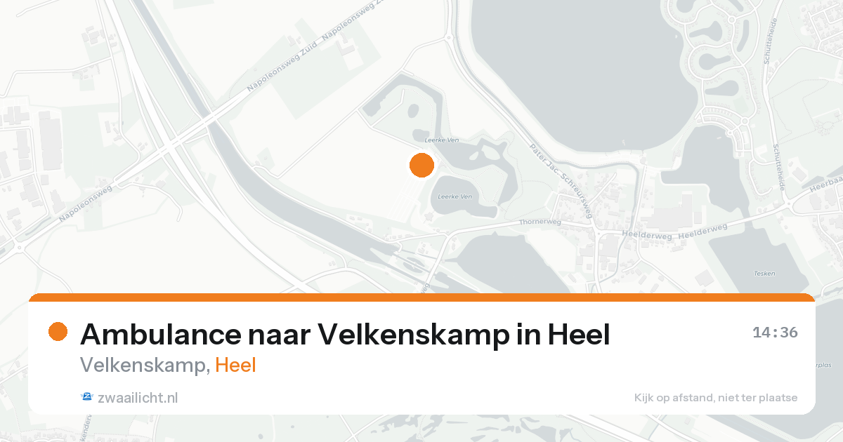 Ambulance naar Velkenskamp in Heel — 10 aug 2026