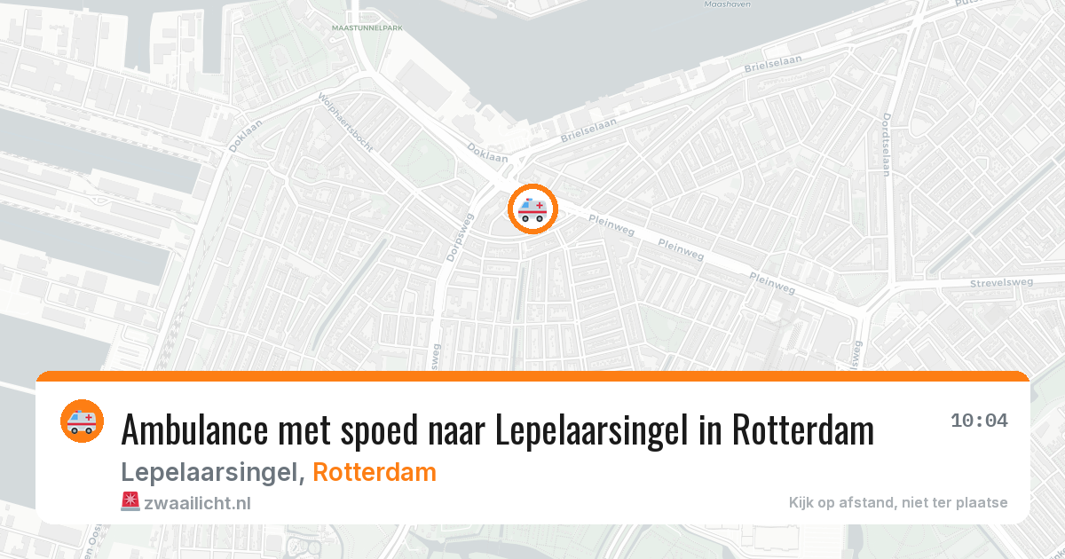 Ambulance met spoed naar Lepelaarsingel in Rotterdam — 3 apr 2026