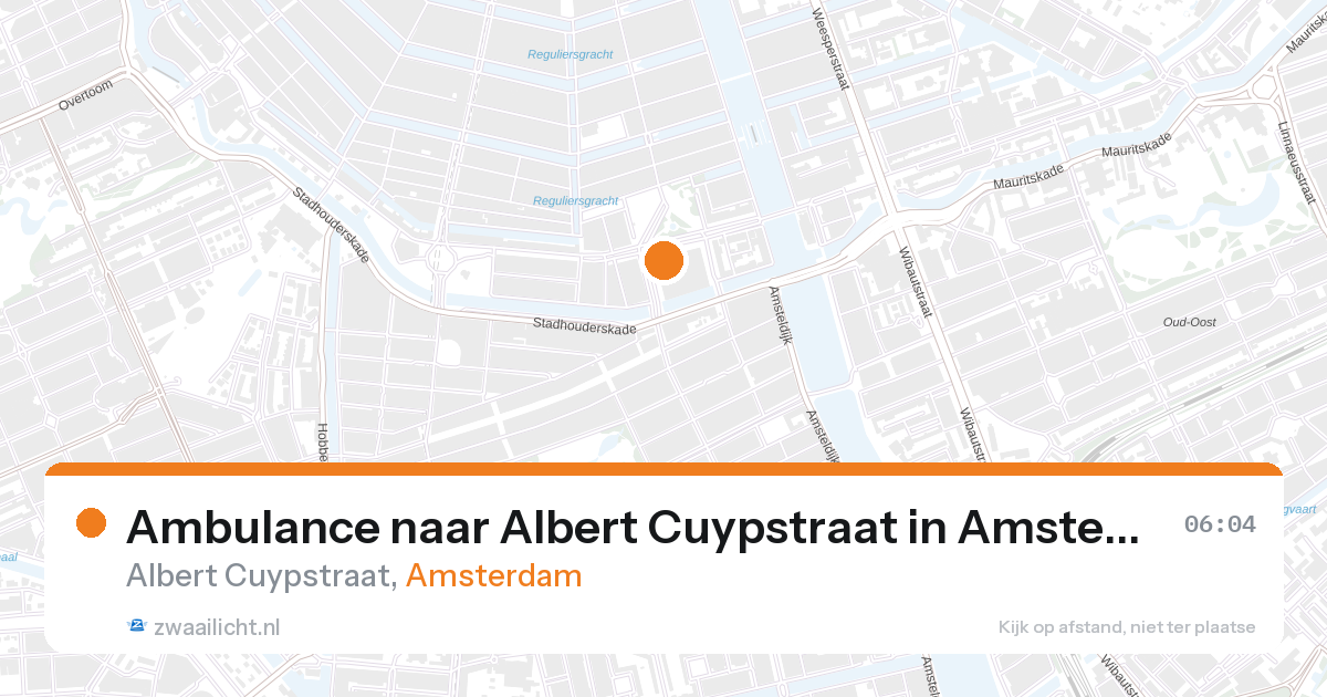 Ambulance naar Albert Cuypstraat in Amsterdam — 7 feb 2026