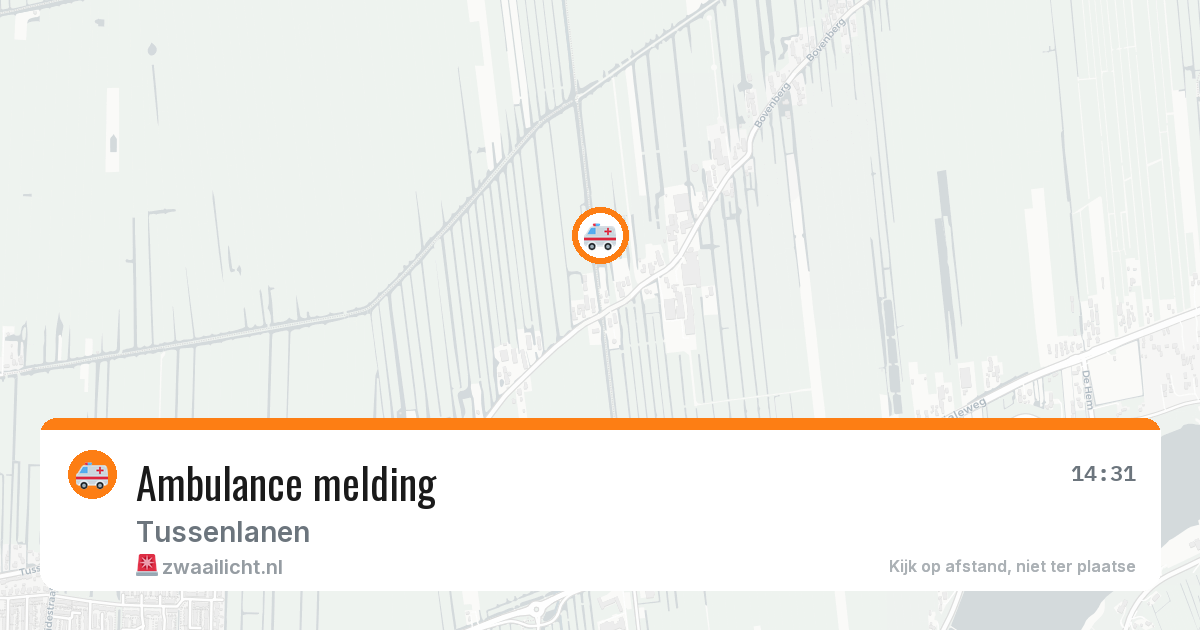 Ambulance melding — 10 apr 2026