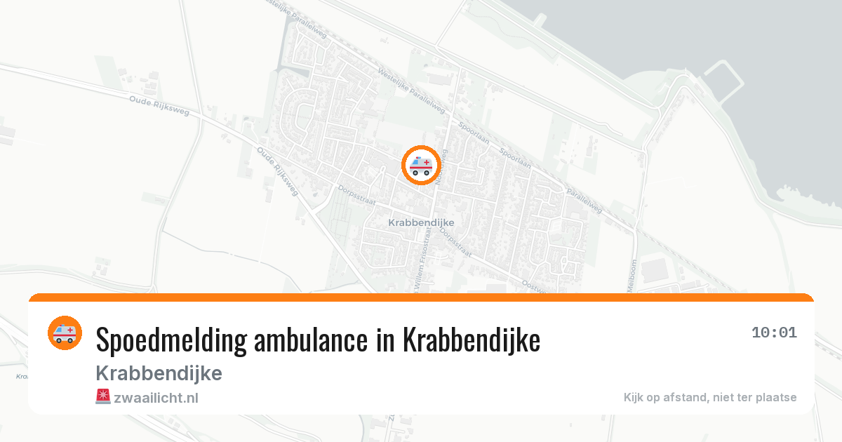 Spoedmelding ambulance in Krabbendijke — 9 apr 2026