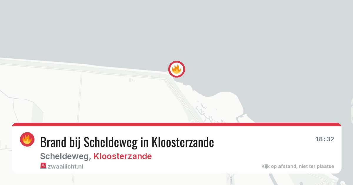Brand bij Scheldeweg in Kloosterzande — 3 aug 2026