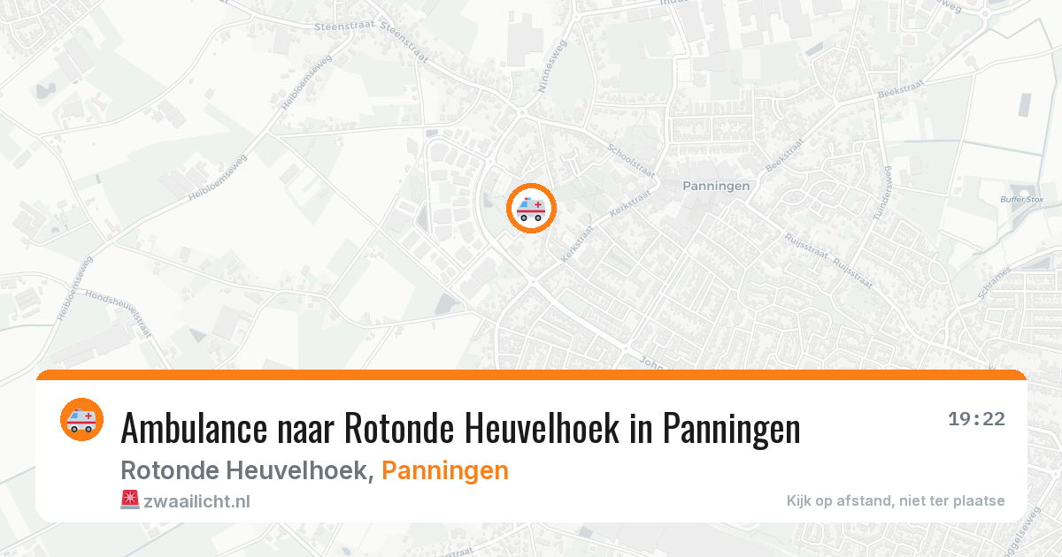 Ambulance naar Rotonde Heuvelhoek in Panningen — 15 jun 2026