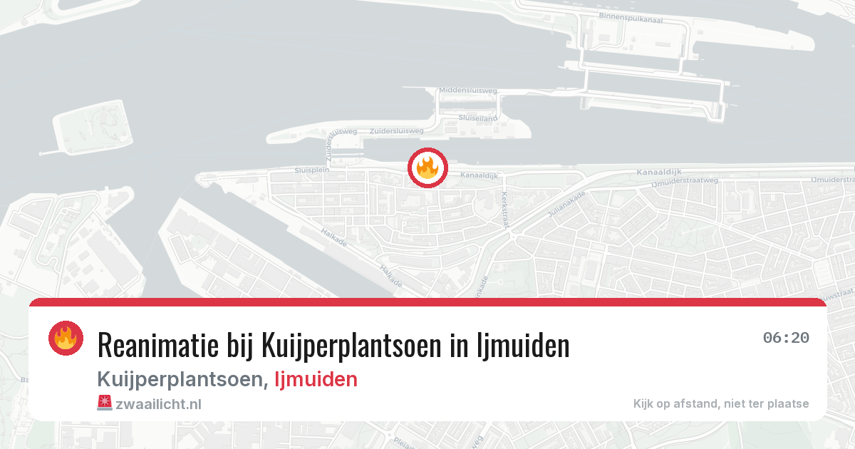 Reanimatie bij Kuijperplantsoen in Ijmuiden — 3 mei 2026