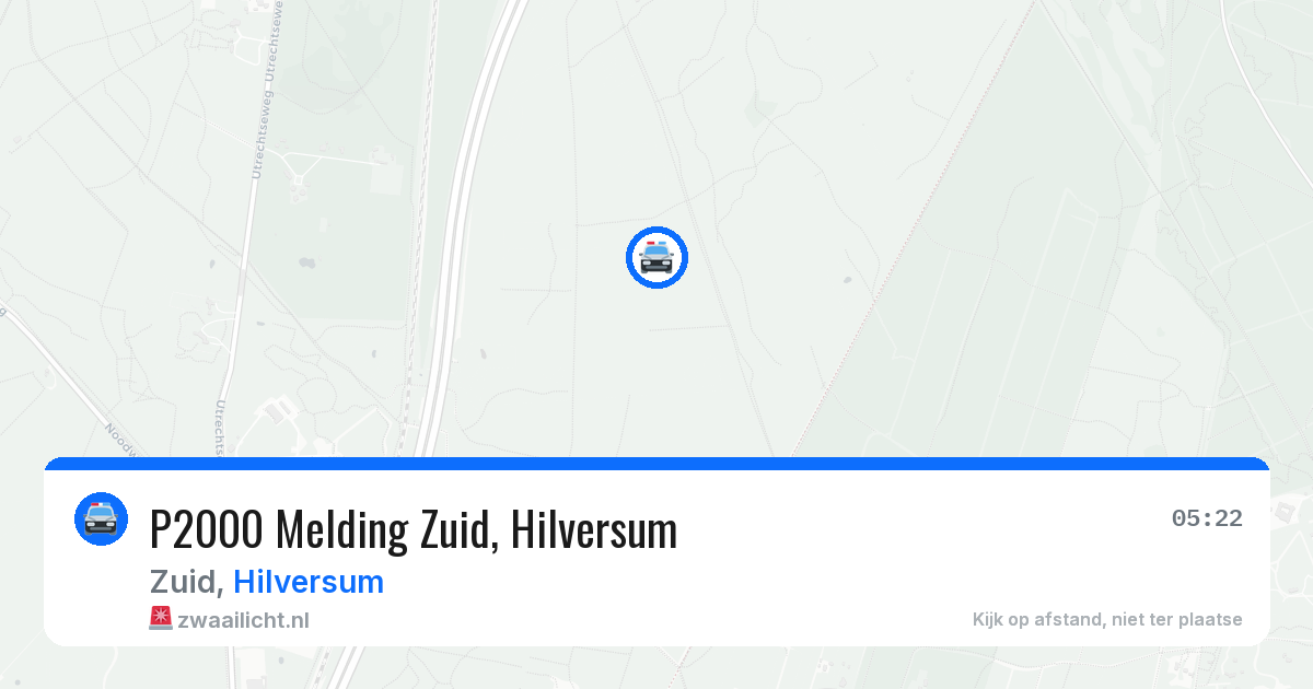 P2000 Melding Zuid, Hilversum — 16 apr 2026