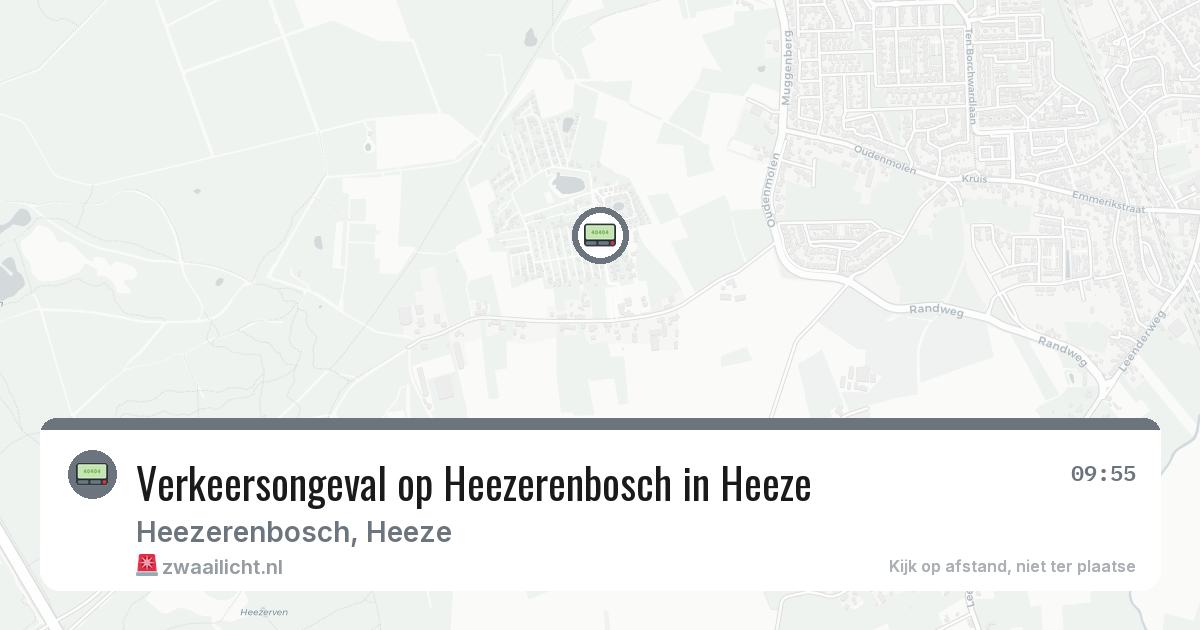 Verkeersongeval op Heezerenbosch in Heeze — 7 mrt 2026