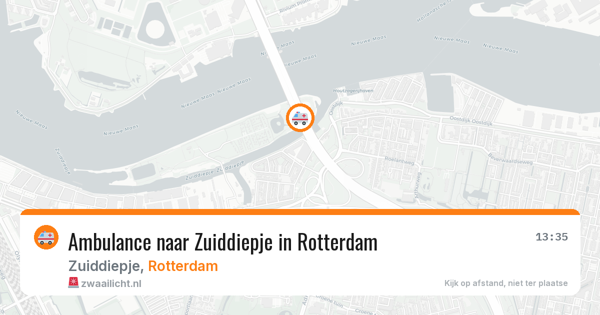 Ambulance naar Zuiddiepje in Rotterdam — 6 jun 2026