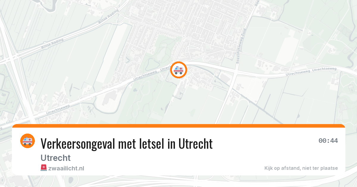 Verkeersongeval met letsel in Utrecht — 4 apr 2026
