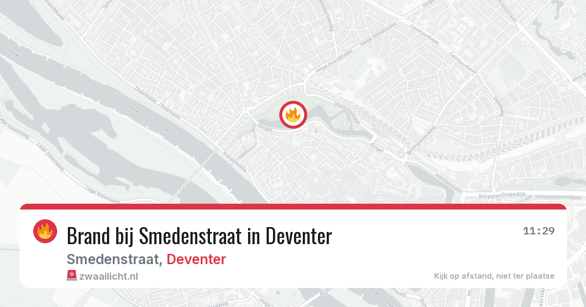 Brand bij Smedenstraat in Deventer — 20 jun 2026