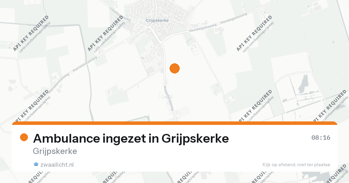 Ambulance ingezet in Grijpskerke — 25 aug 2026