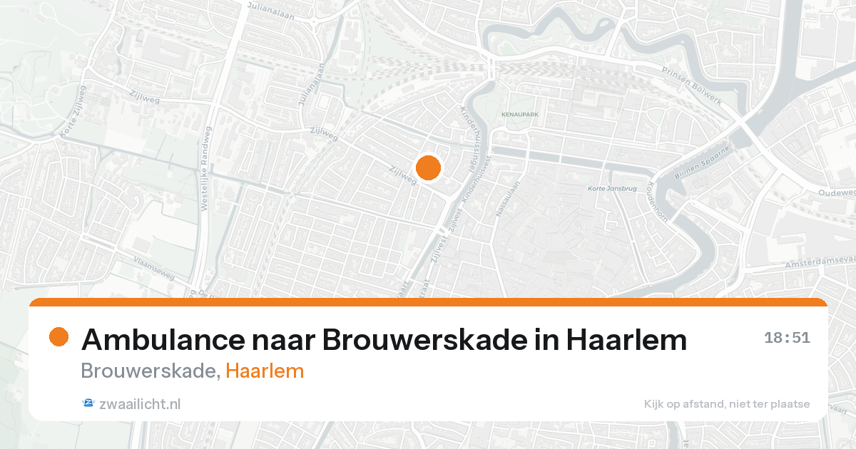 Ambulance naar Brouwerskade in Haarlem — 27 mei 2026