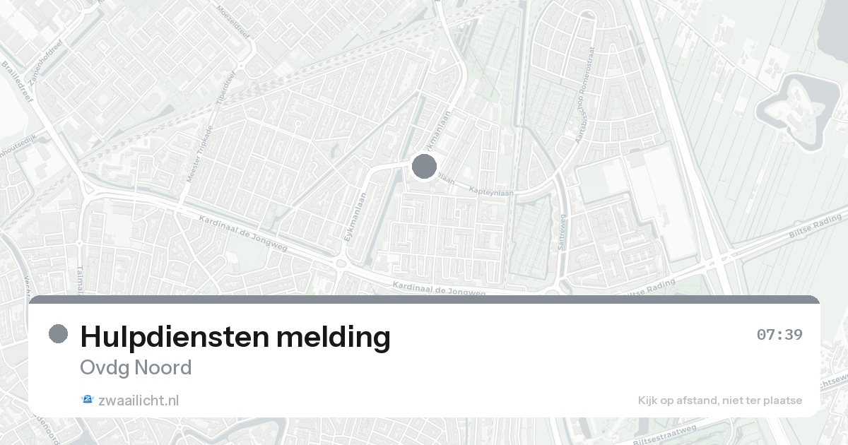 Hulpdiensten melding — 8 feb 2026