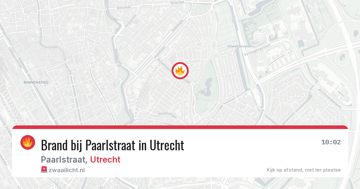 Brand bij Paarlstraat in Utrecht — 16 mei 2026