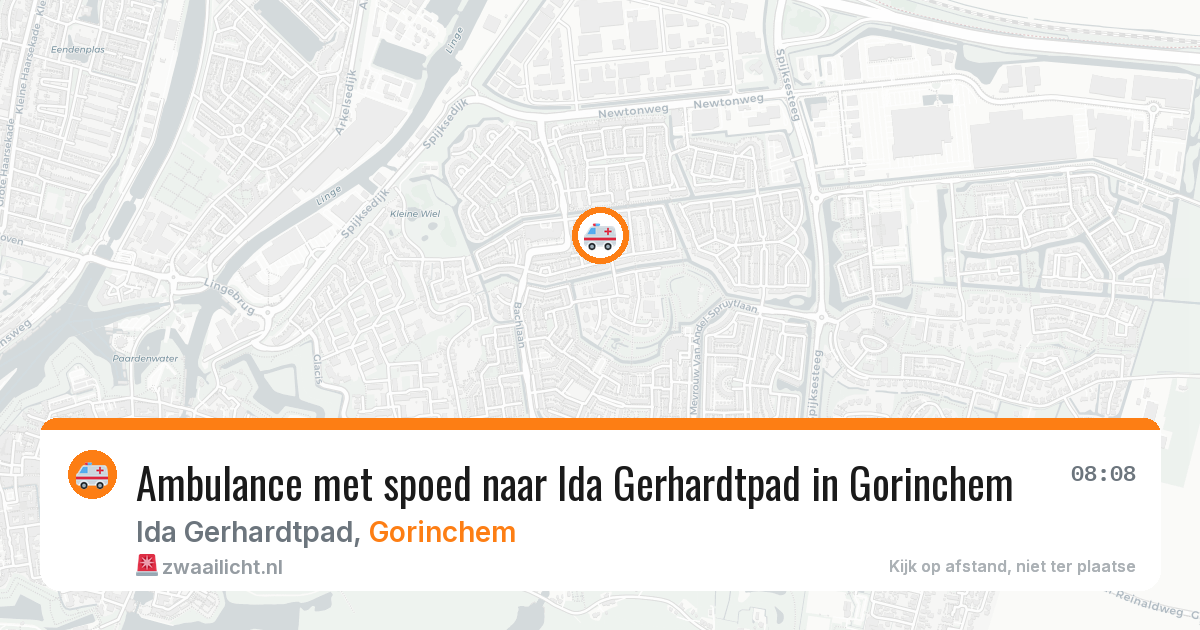 Ambulance met spoed naar Ida Gerhardtpad in Gorinchem — 11 feb 2026