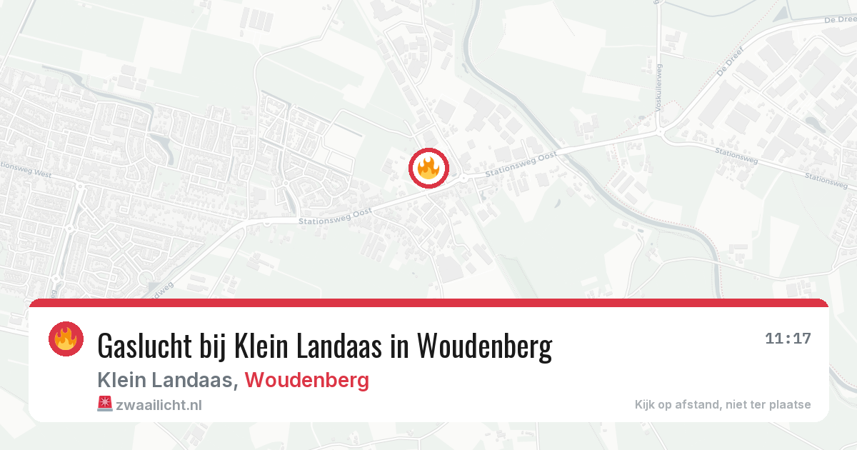 Gaslucht bij Klein Landaas in Woudenberg — 10 jun 2026