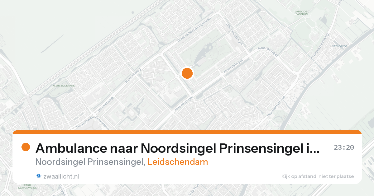 Ambulance naar Noordsingel Prinsensingel in Leidschendam — 31 jan 2026