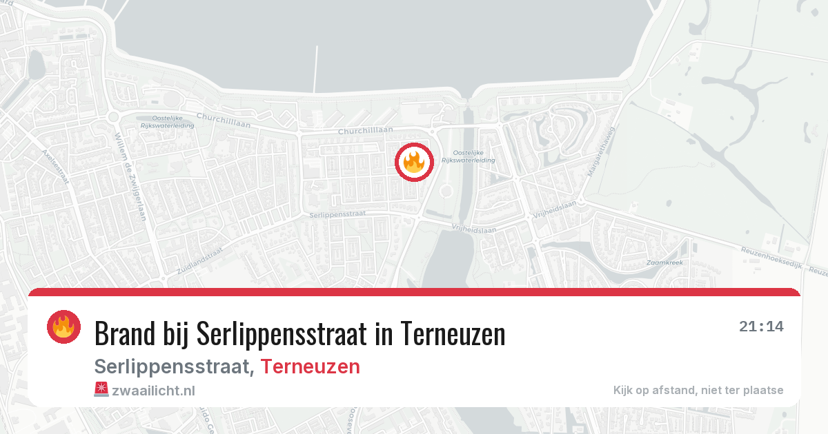Brand bij Serlippensstraat in Terneuzen — 29 jul 2026