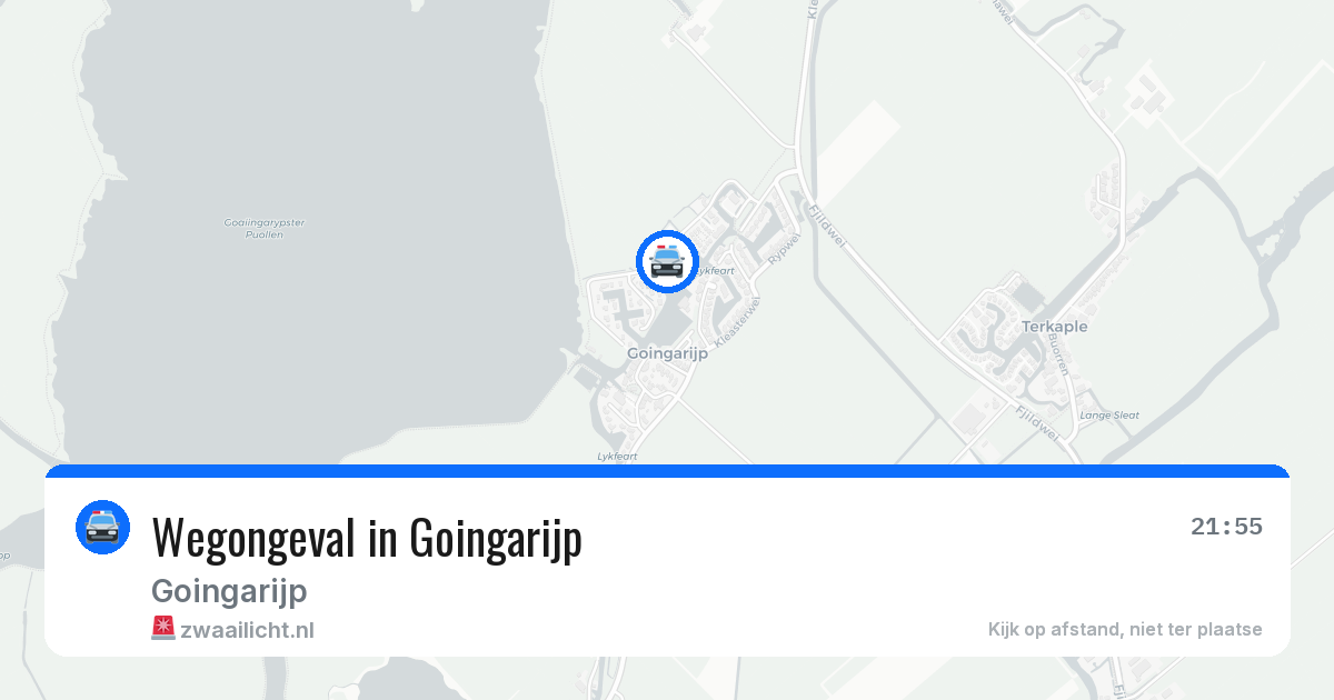 Wegongeval in Goingarijp — 12 jun 2026