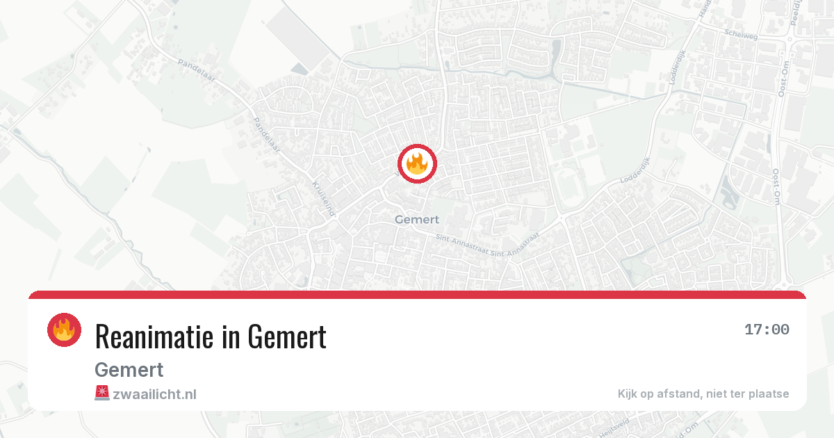 Reanimatie in Gemert — 21 jan 2026