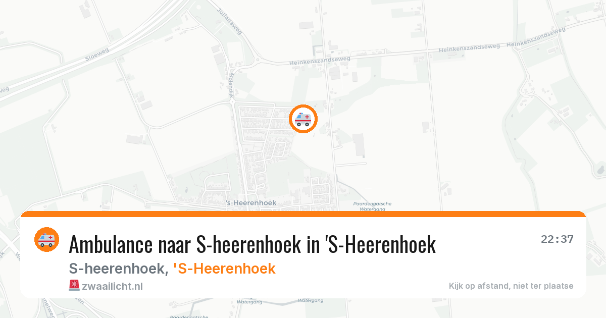 Ambulance naar S-heerenhoek in 'S-Heerenhoek — 13 aug 2026