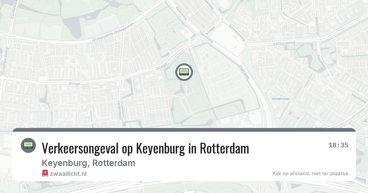 Verkeersongeval op Keyenburg in Rotterdam — 1 mrt 2026