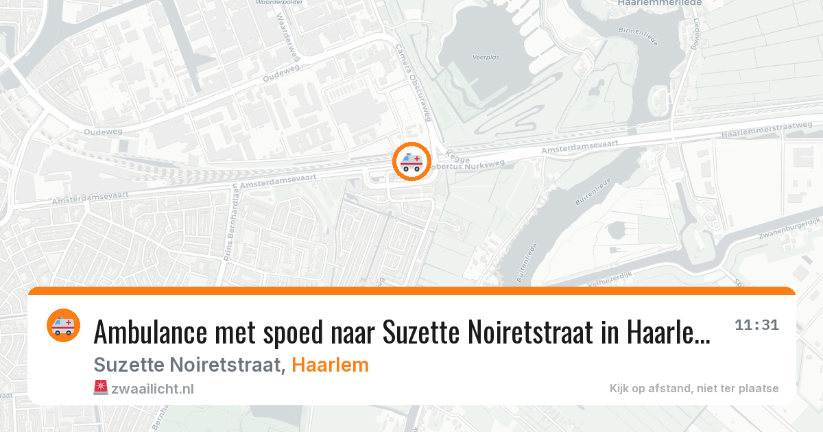 Ambulance met spoed naar Suzette Noiretstraat in Haarlem — 23 jan 2026
