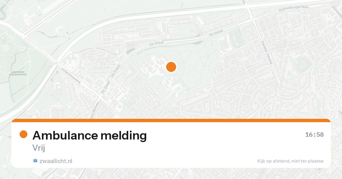 Ambulance melding — 7 feb 2026