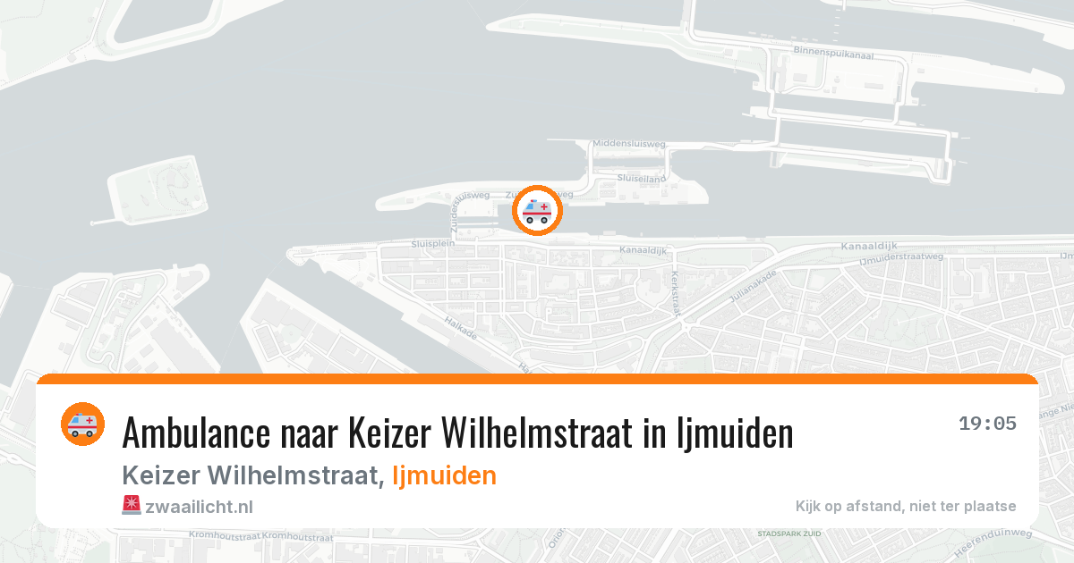 Ambulance naar Keizer Wilhelmstraat in Ijmuiden — 4 aug 2026