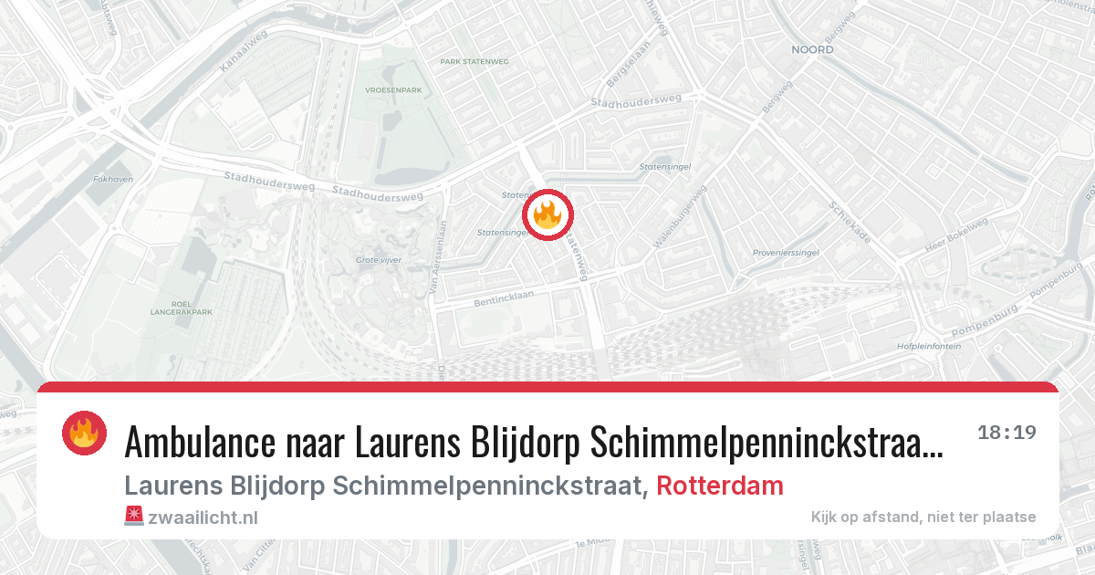 Ambulance naar Laurens Blijdorp Schimmelpenninckstraat in Rotterdam — 8 feb 2026