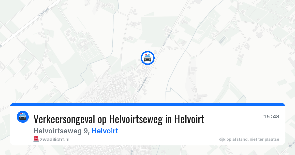 Verkeersongeval op Helvoirtseweg in Helvoirt — 12 jun 2026