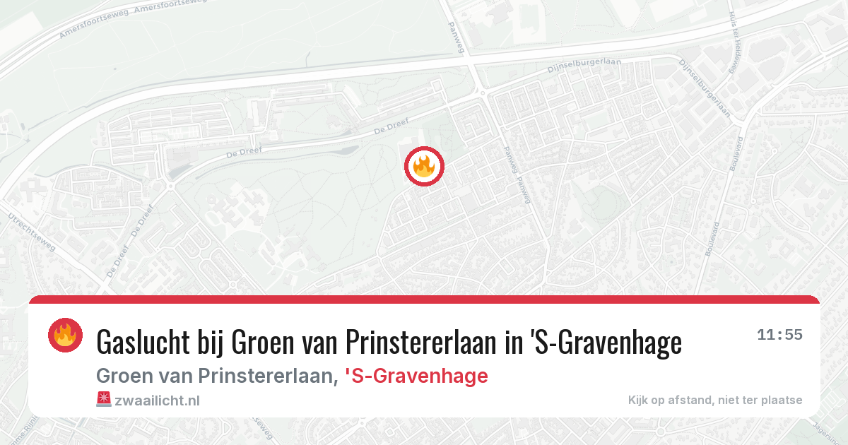 Gaslucht bij Groen van Prinstererlaan in 'S-Gravenhage — 4 feb 2026