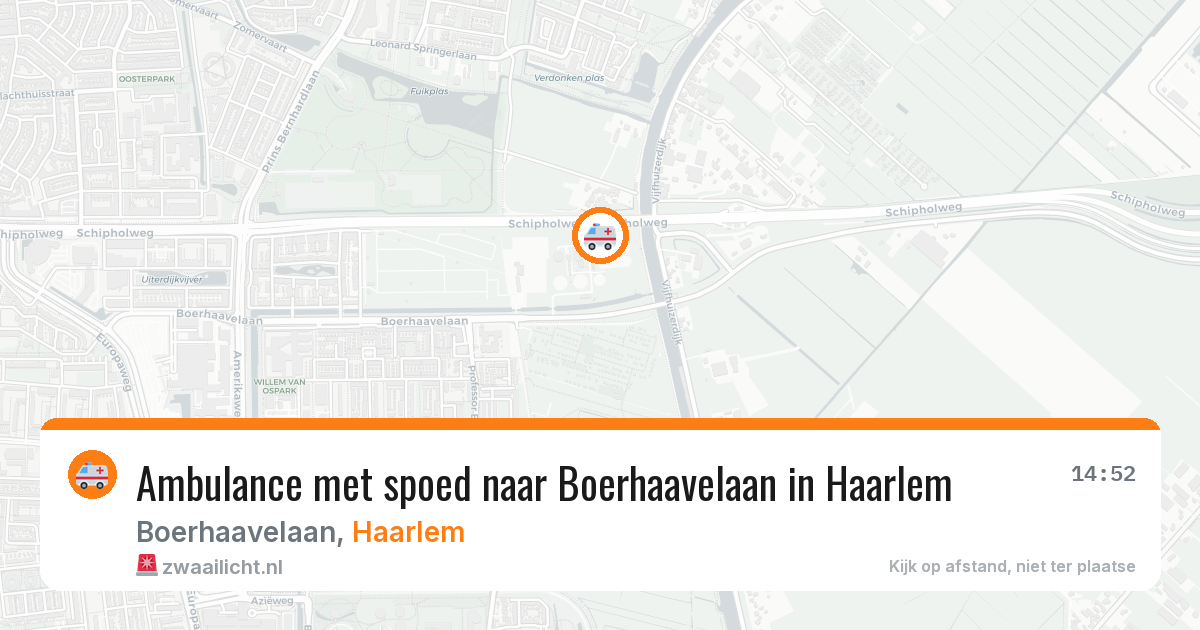 Ambulance met spoed naar Boerhaavelaan in Haarlem — 25 jan 2026