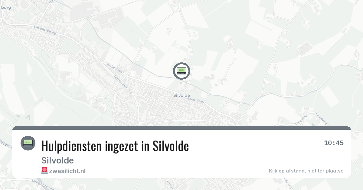 Hulpdiensten ingezet in Silvolde — 30 jan 2026 | 🚨 Zwaailicht.nl