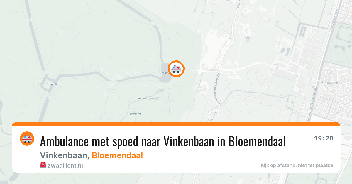 Ambulance met spoed naar Vinkenbaan in Bloemendaal — 24 feb 2026