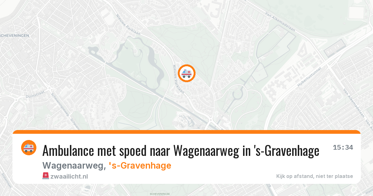 Ambulance met spoed naar Wagenaarweg in 's-Gravenhage — 5 jul 2026