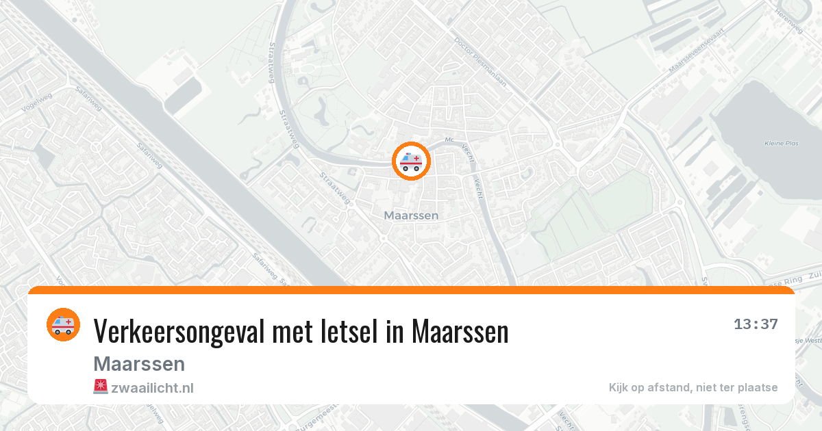 Verkeersongeval met letsel in Maarssen — 4 mrt 2026