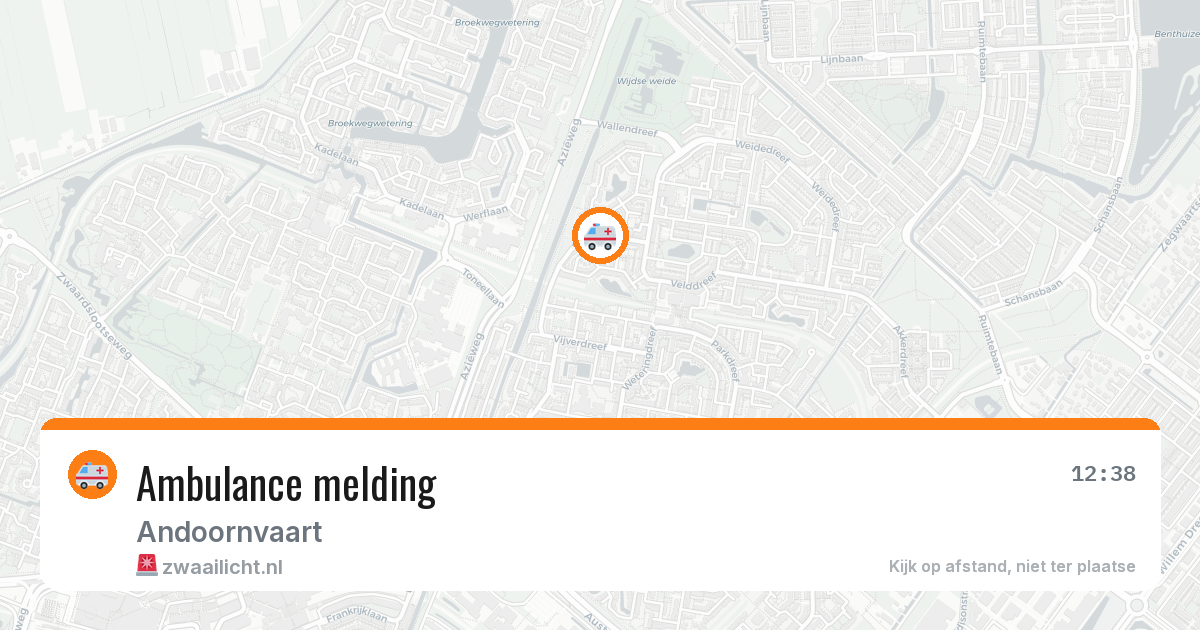 Ambulance melding — 8 feb 2026