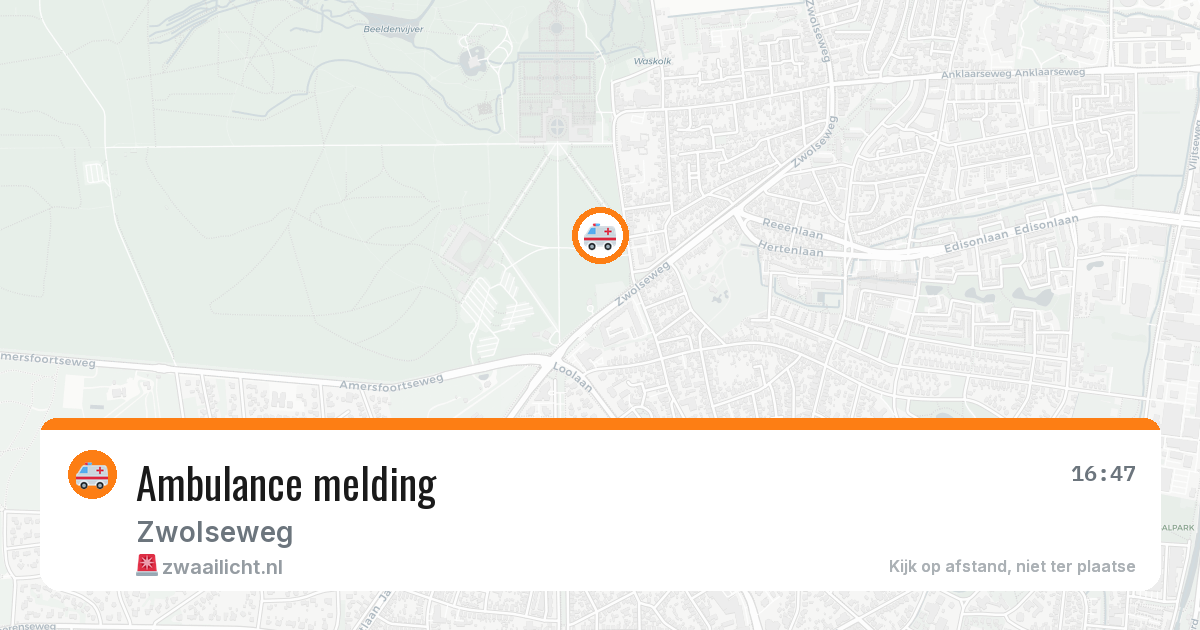 Ambulance melding — 14 apr 2026