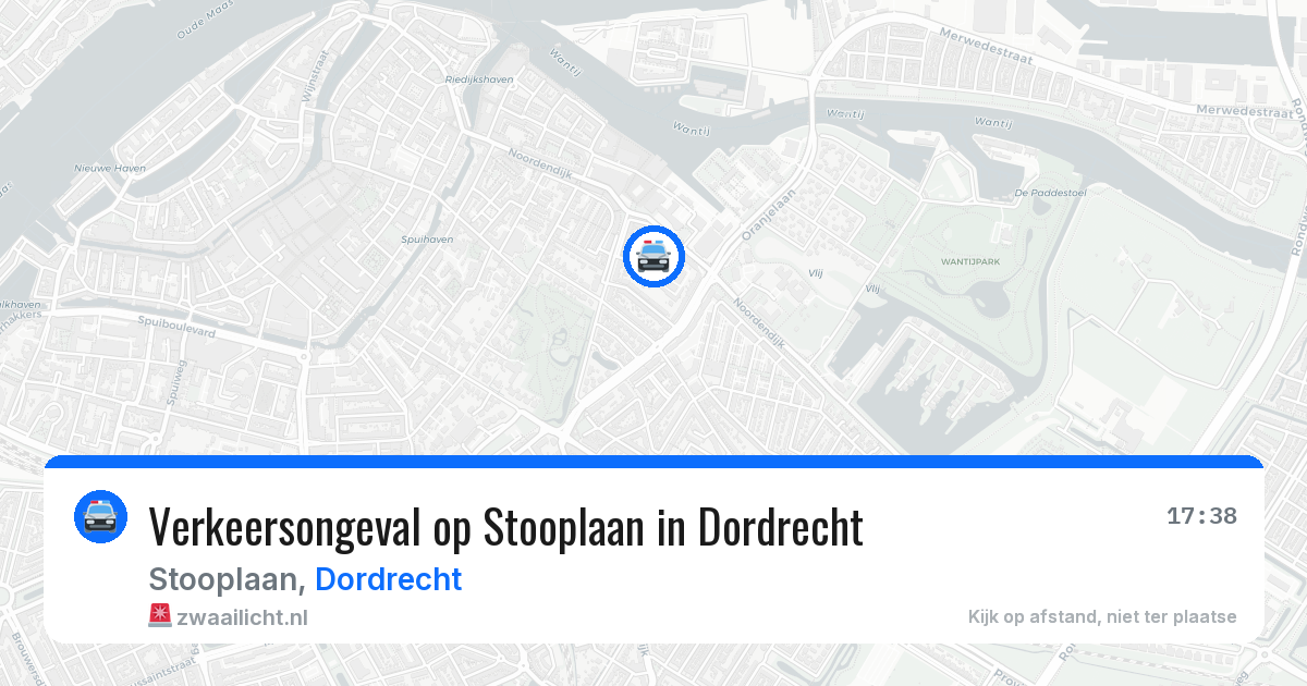 Verkeersongeval op Stooplaan in Dordrecht — 31 jul 2026