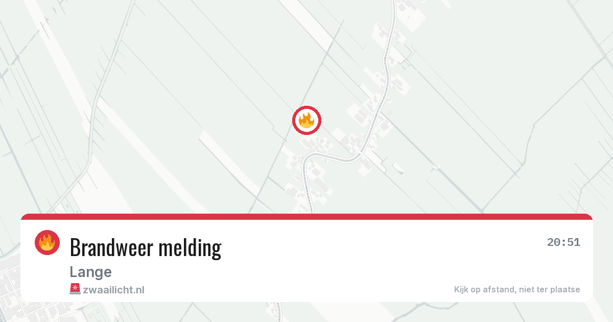 Brandweer melding — 19 jun 2026
