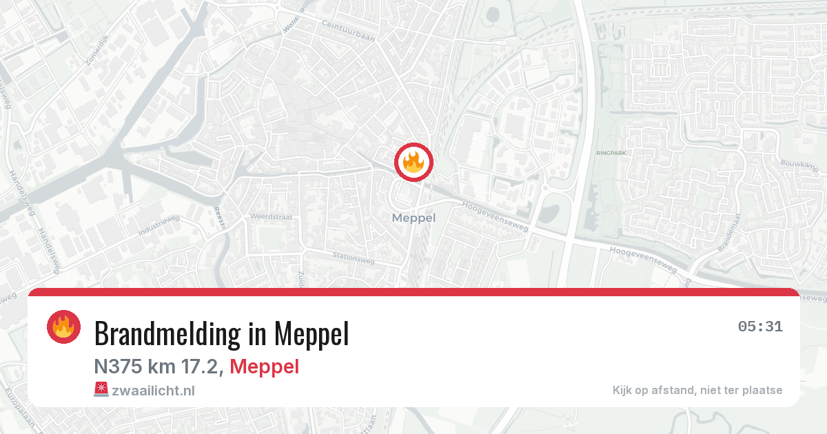 Brandmelding in Meppel — 28 jul 2026
