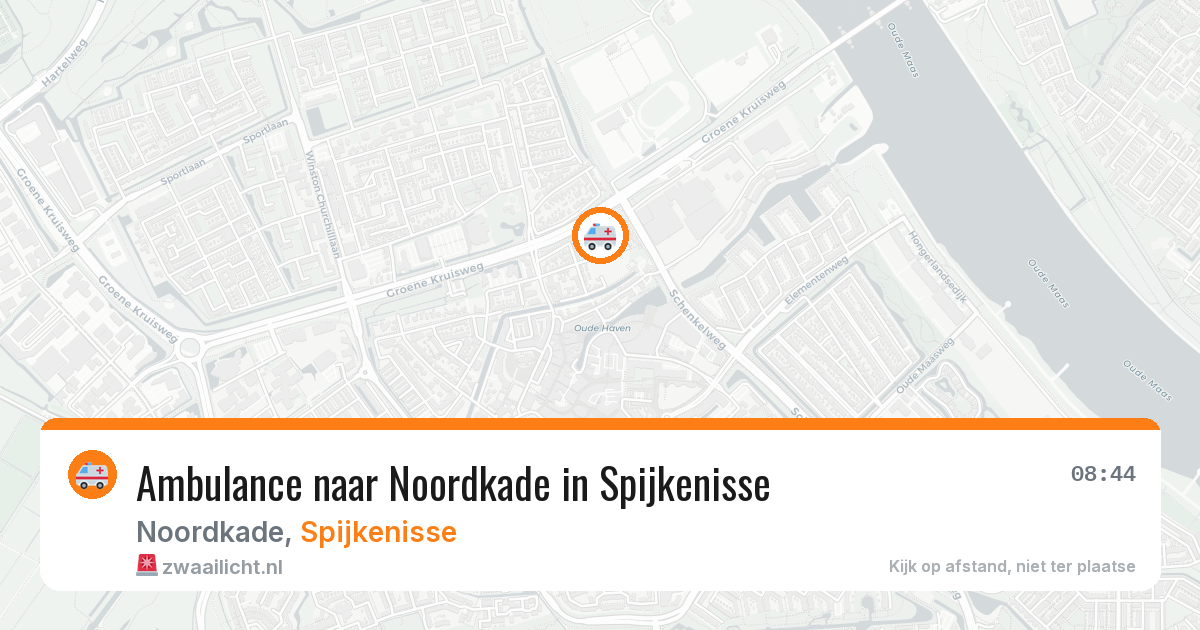 Ambulance naar Noordkade in Spijkenisse — 8 jul 2026