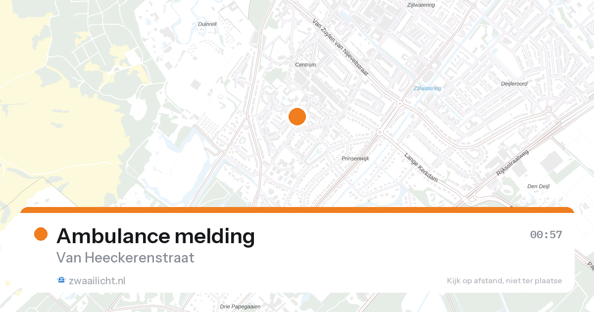 Ambulance melding — 31 jan 2026