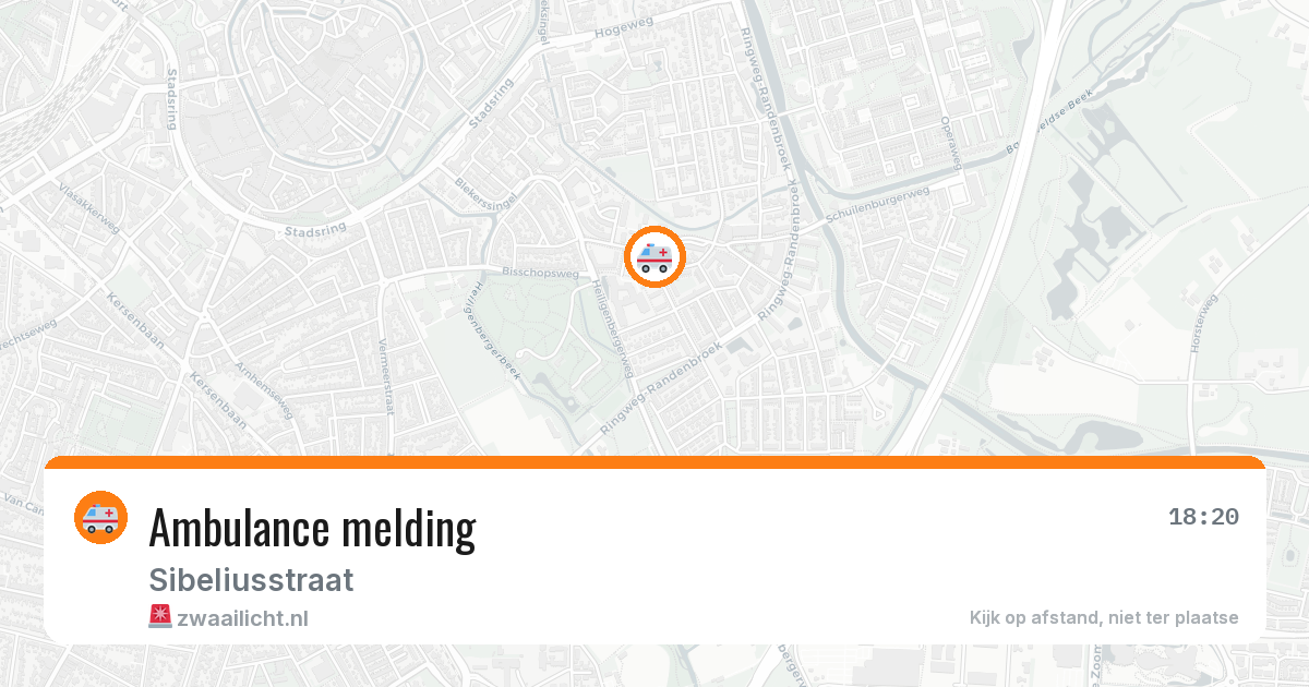 Ambulance met spoed naar Sibeliusstraat in 4711AH — 26 jan 2026