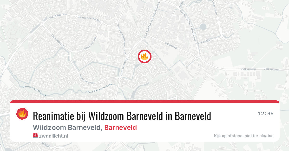 Reanimatie bij Wildzoom Barneveld in Barneveld — 2 aug 2026