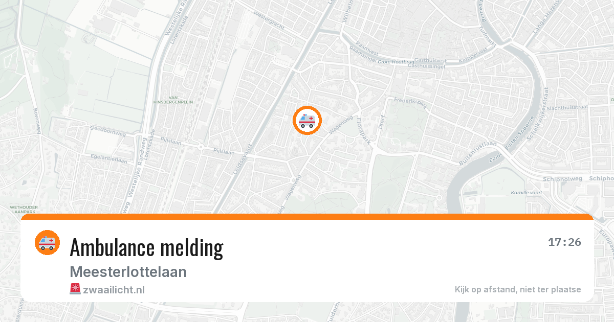 Ambulance melding — 7 jul 2026